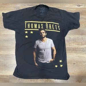 Used Thomas Rhett 2015 Tour T Shirt Black Size Medium.
